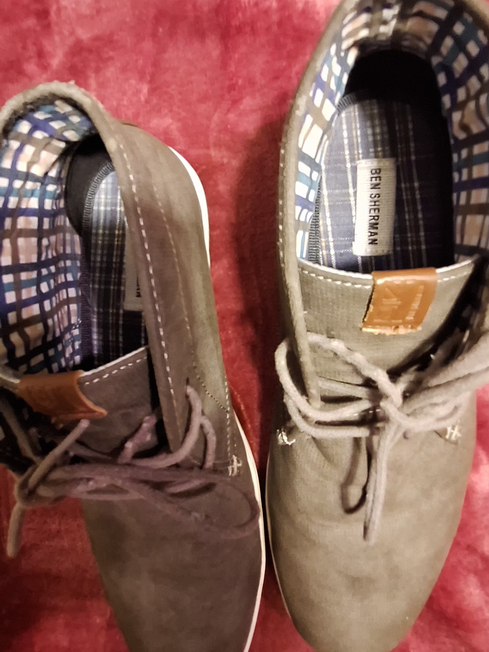 Ben Sherman Men's Grey Casual Lace-Up Shoes